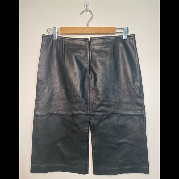 Cache Leather Pencil Skirt size 4 - Picture 3 of 8